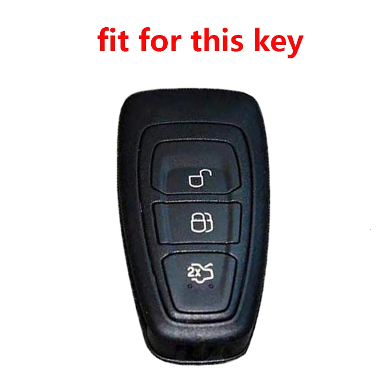 Чехол для ключей Ford Focus Mondeo C-max C Max S-max Mk3 Kuga 2 Mk4 силиконовый чехол автомобильных 3