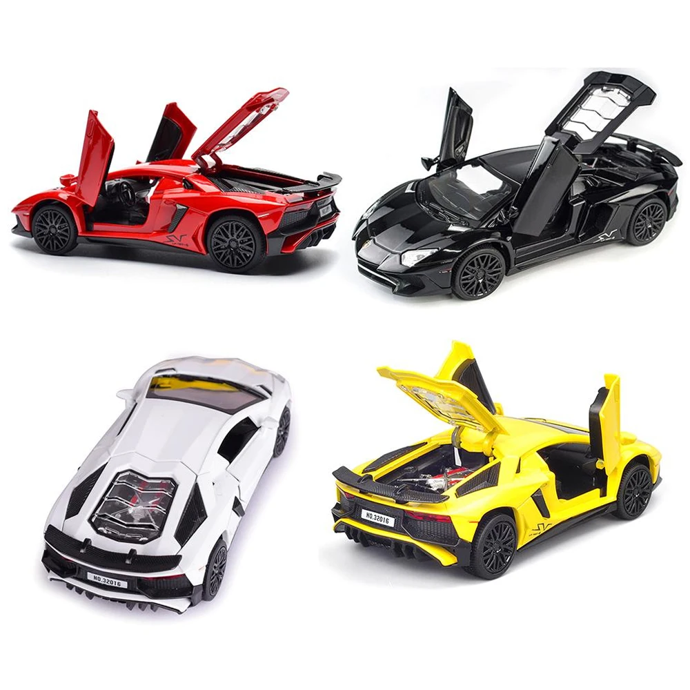 LP770 740 1:32 Lamborghinis Автомобильная модель спортивной машины литой под давлением звук супер гоночный подъёмный хвост горячий автомобиль колесо для детей Томас