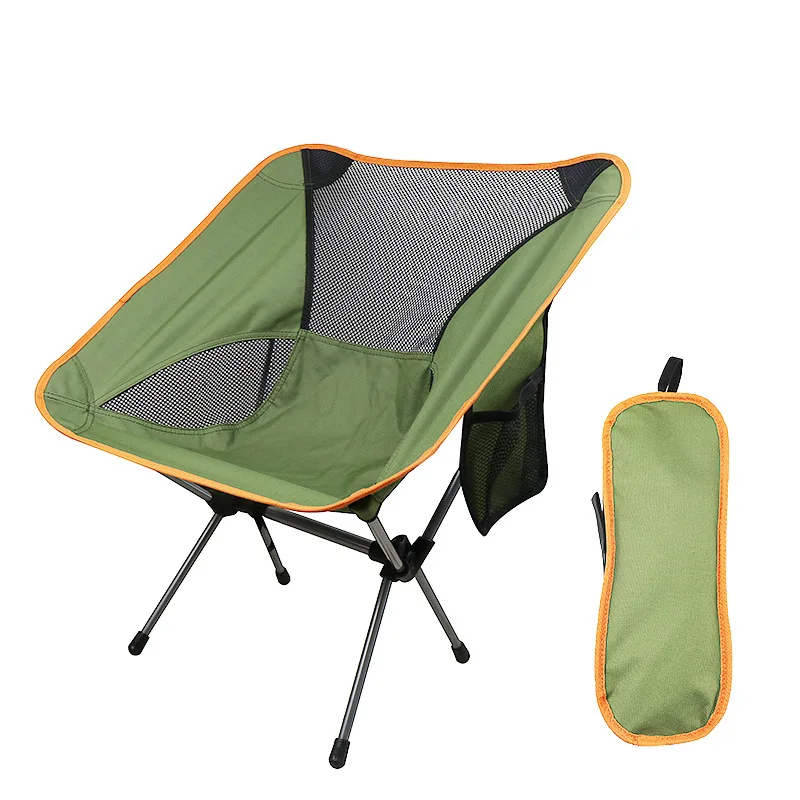저렴한 야외 접이식 비치 의자 휴대용 경량 달 공간 의자, 자가 운전 여행 피크닉 레이지 백 낚시 의자