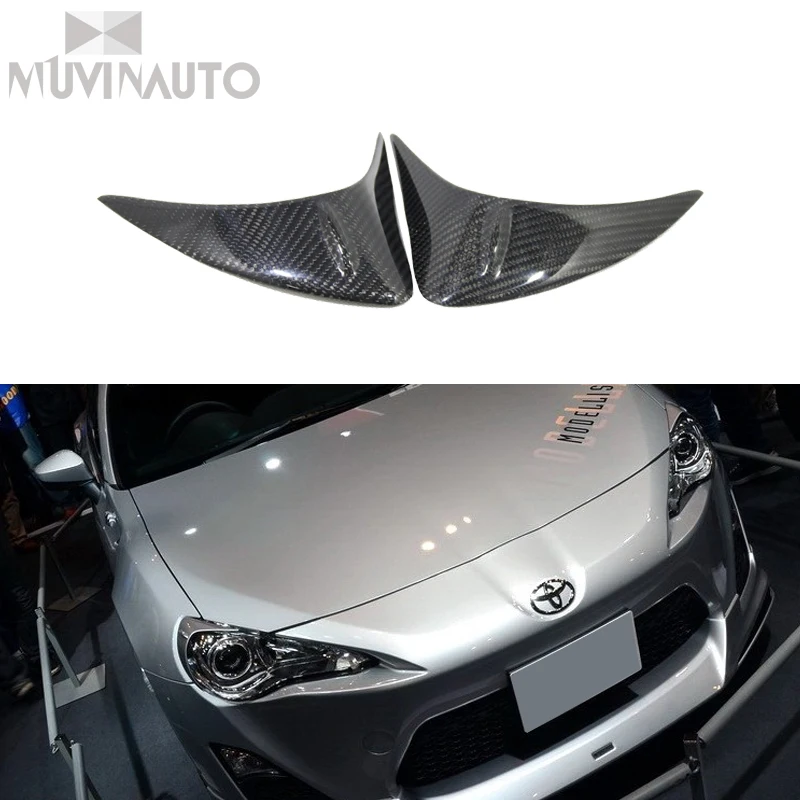 Подходит для GT86 автомобиля переоборудованный углеродного волокна фары оболочки брови стикер
