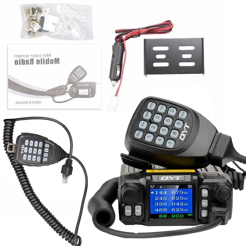 Мини мобильное радио KT7900D Quad Band standby 136 174 МГц/220 260 МГц/350 390 МГц/400 480 МГц/ МГц