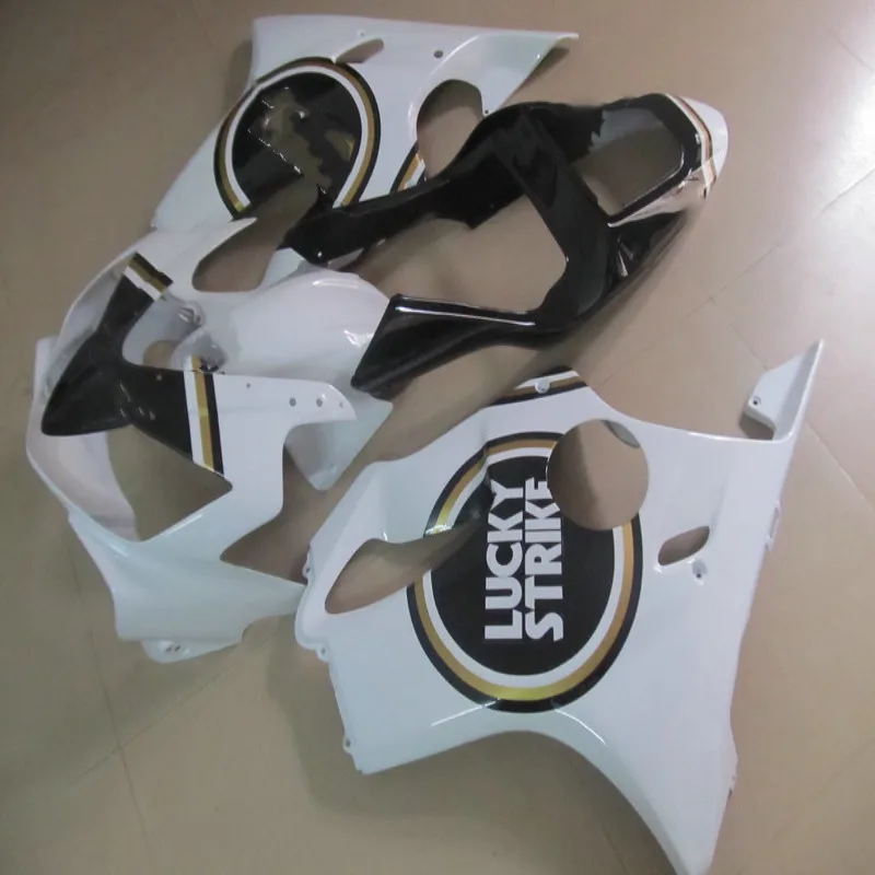 

Комплект обтекателей под давлением для Hd CBR600F4I 01 02 03 CBR600 F4I 2001 2002 2003 ABS Обтекатели белый черный