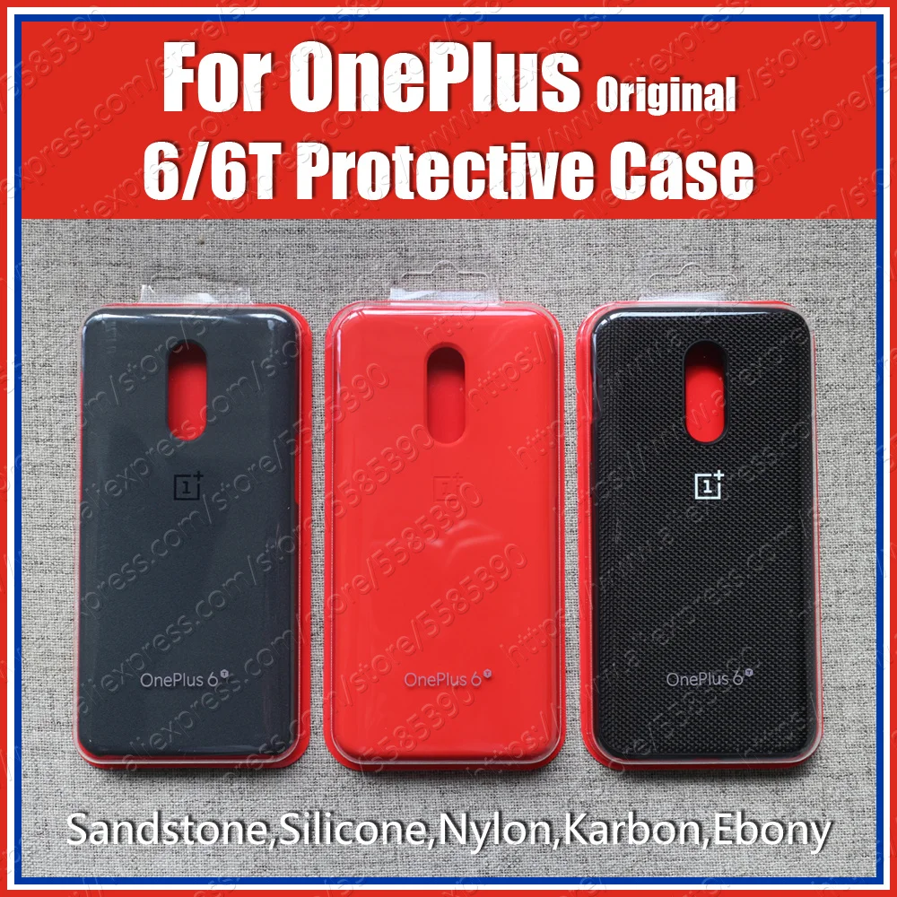 A6013 официальный OnePlus 6t чехол Оригинал 1 + 6T на заказ силиконовый песчаник нейлон