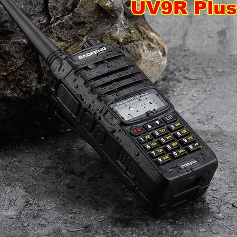 Baofeng UV-9R Plus(5rd Gen) рация 8 Вт 2800 мАч VHF UHF Двухдиапазонный портативный двухстороннее радио водонепроницаемый FM переносной цифровой