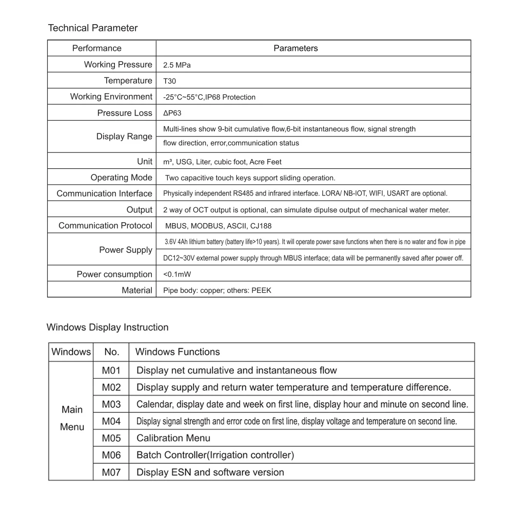 Сэндвич-тип ультразвуковой измеритель-преобразователь жидкости Rs485 MBUS Малый