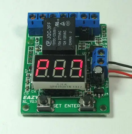 

Free shipping 5pcs Voltage switch / signal timing start / trigger timer / Car 12V delay relay / VT2.3