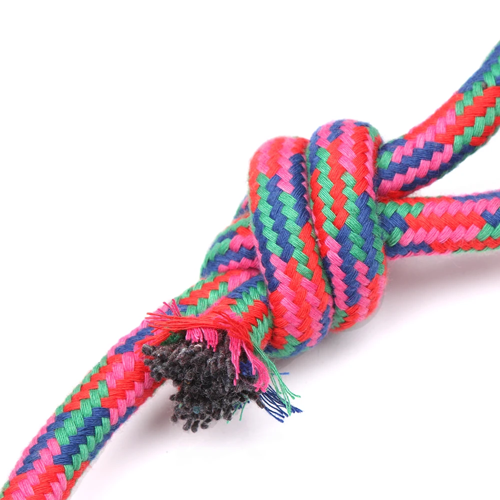 Хлопковая веревка большая собака жевательная игрушка для больших собак