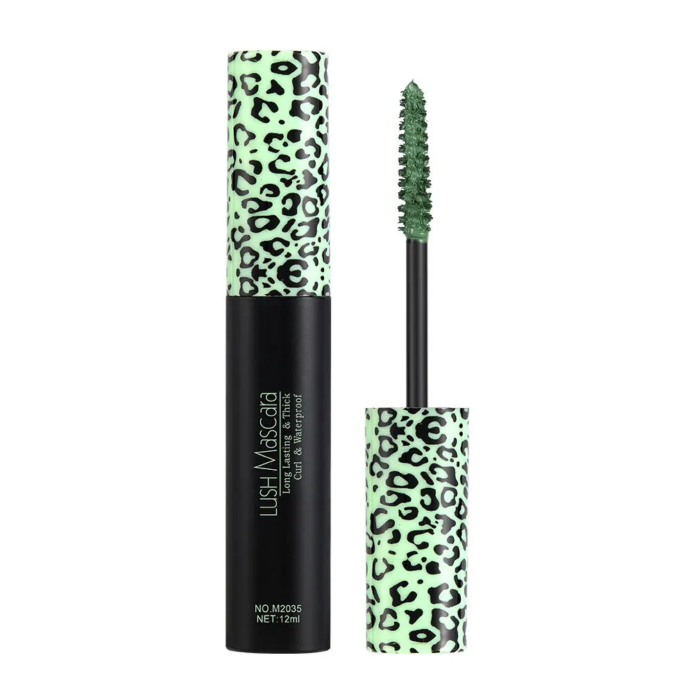 Waterproof Blue Brown Green Purple Mascara for Eyelashes 4D Silky Eyelash Lengthening Long Lasting Makeup Volume Eye Cosmetics images - 6