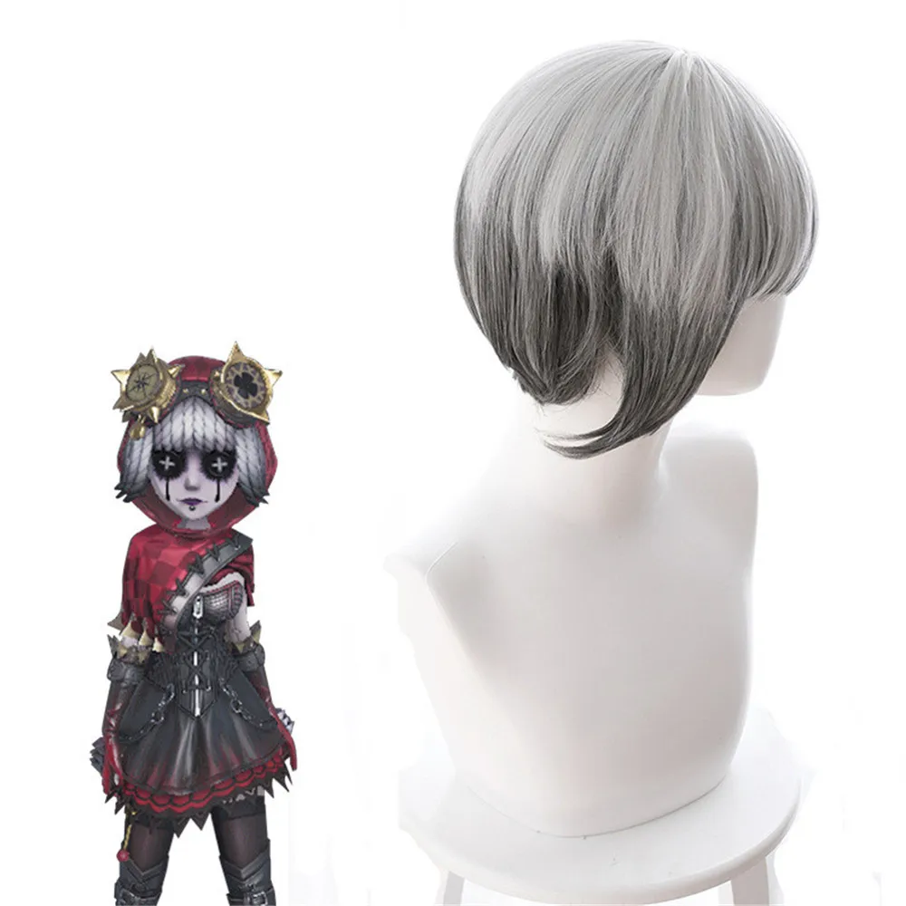 Игра идентичность V Косплей Трэйси резник парик синтетические волосы Аниме