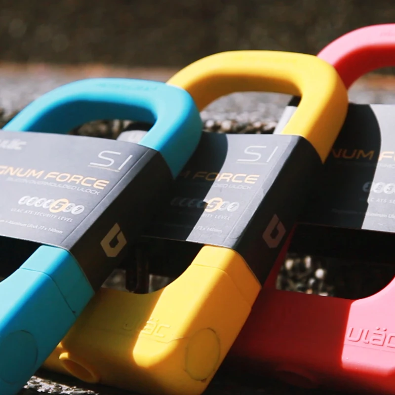 

ULAC bicycle lock with three keys for security anti-theft bicycle lock alloy anti-theft lock, portable bicycle U-shaped lock