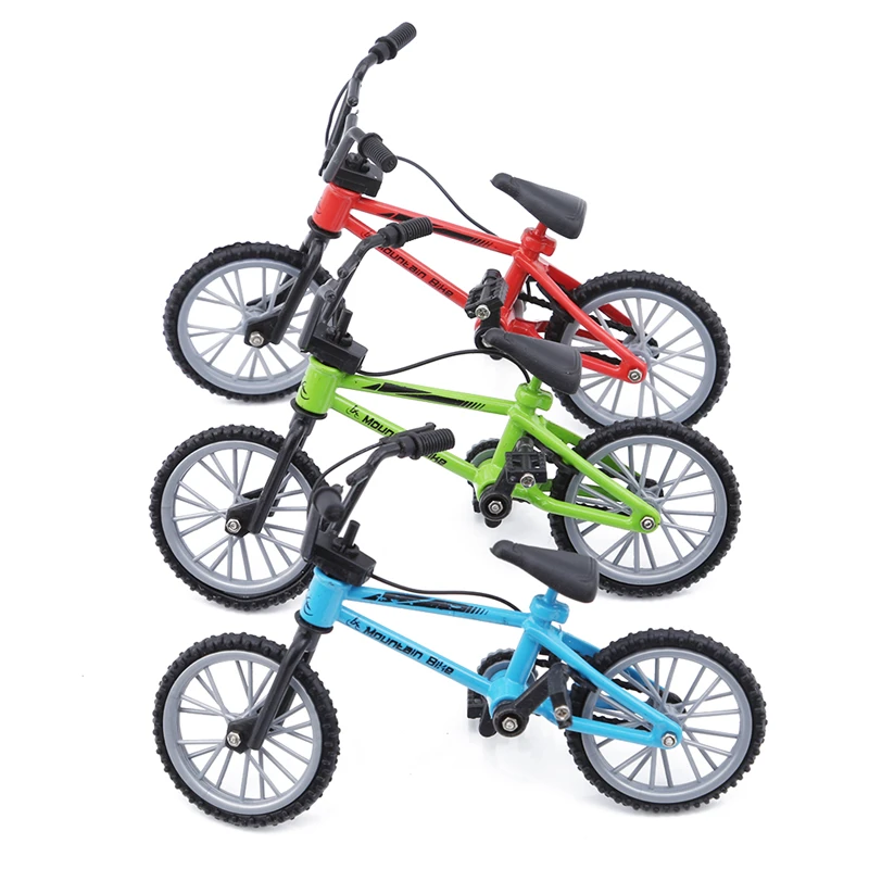 Распродажа детских мини-игрушек из сплава на палец, велосипед, фотоигрушки для детей, фингерборд, велосипедные игрушки с тормозным канатом ...