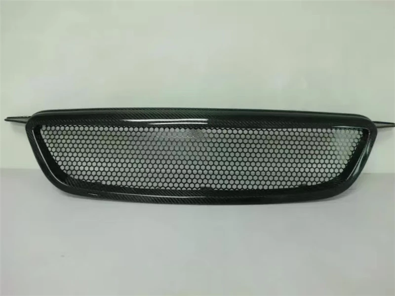 Использование для Toyota Corolla EX racing grills 2004-09 год Глянцевая углеродная волоконная арматура Передняя Центральная гоночная решетка крышка аксессуары