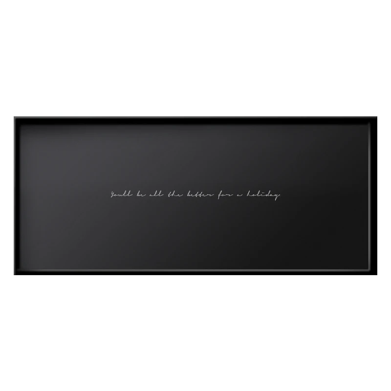 

Rectangle Metal Office Storage Plate Minimalist Chic Scandinavian Nordic Desk Sundries Food Jewelry Storage Tray Organizer Decor