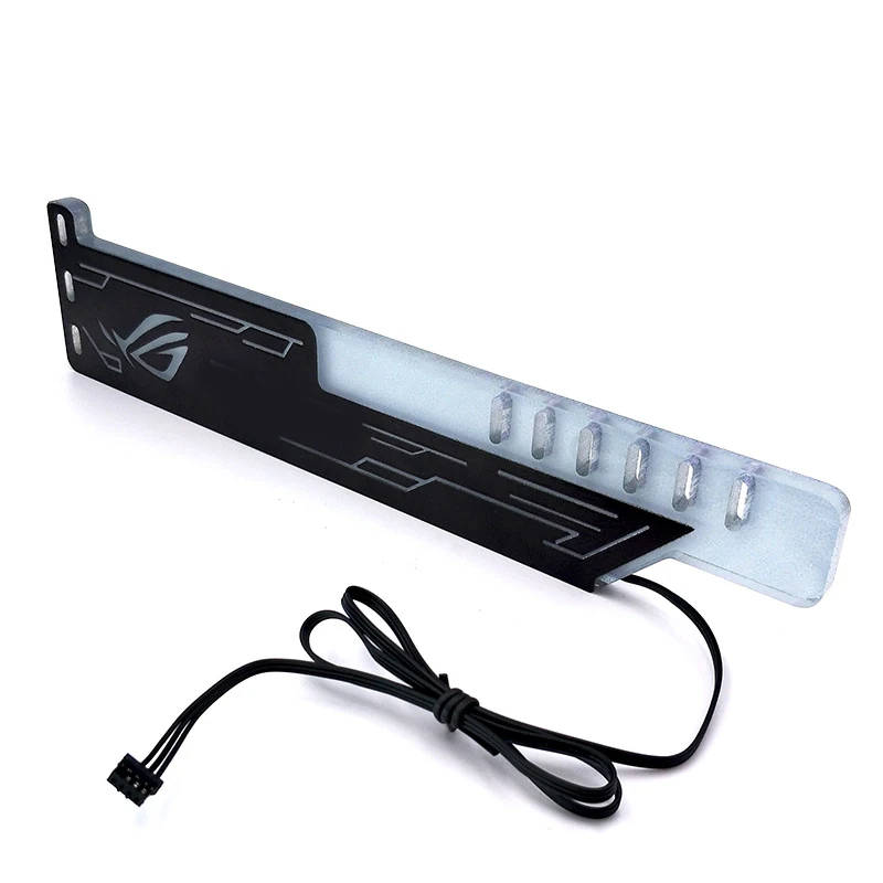 

LED Acrylic Graphics Card Bracket Use for Brace GPU RGB Sync Light Use Fix Video DIY Computer Game Chassis @M23