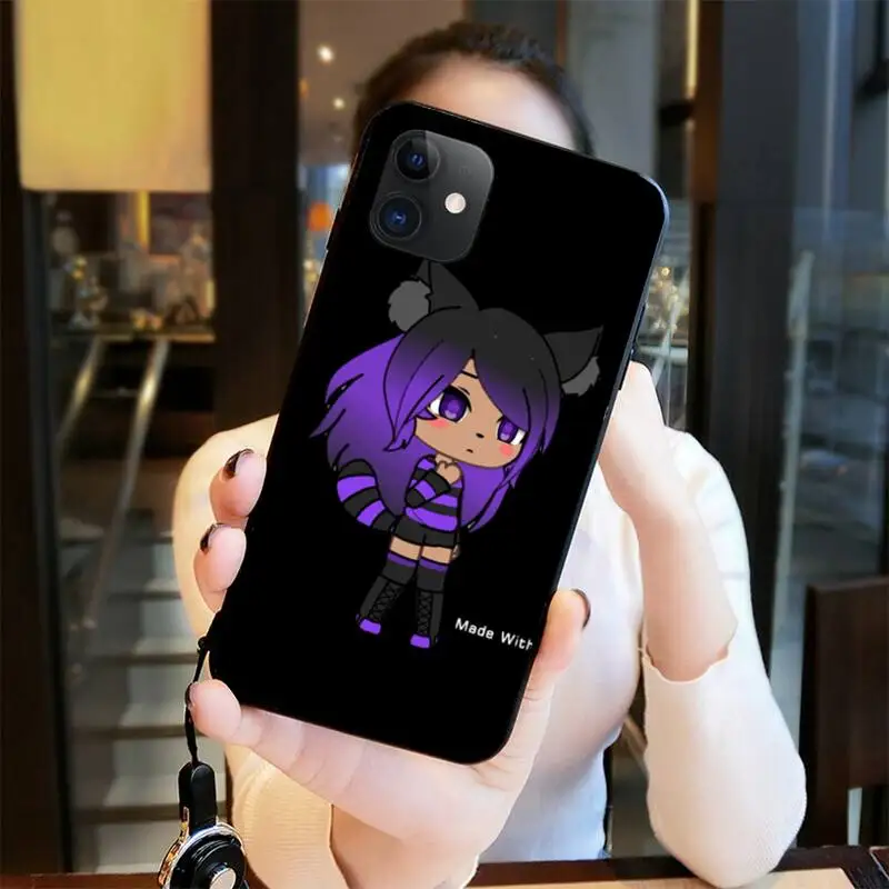 

Social game Gacha Life Custom Photo Soft Phone Case for iPhone 11 pro XS MAX 8 7 6 6S Plus X 5S SE 2020 XR case