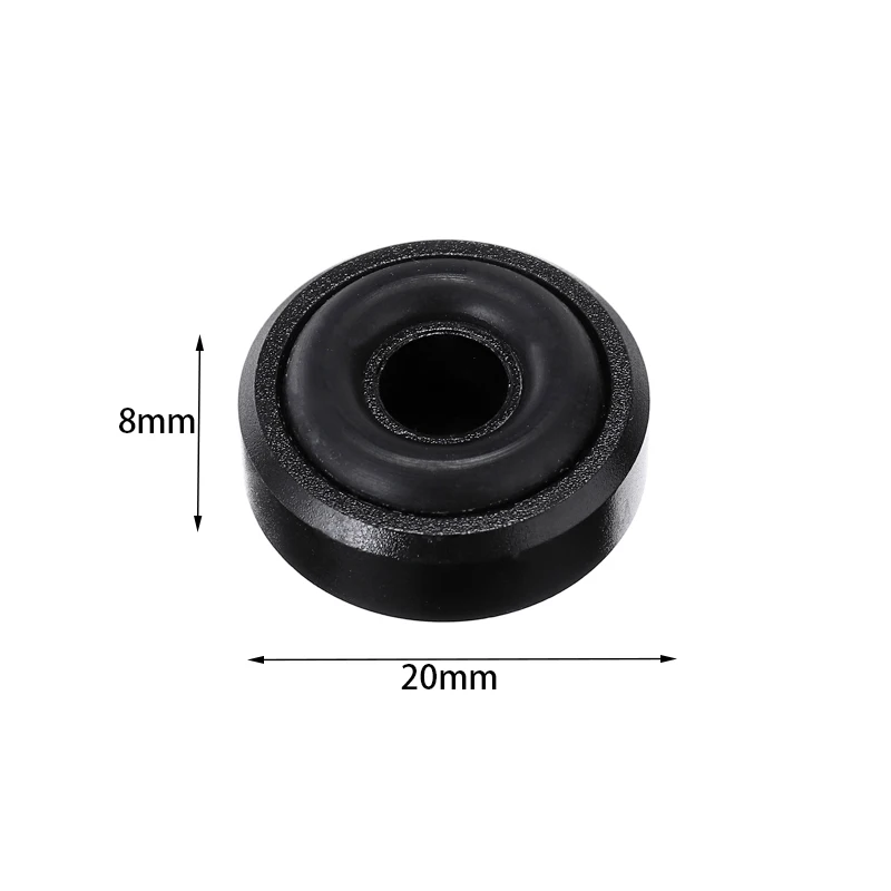 4 шт черный коврик для ног cd-плеера противоударный алюминиевый динамика