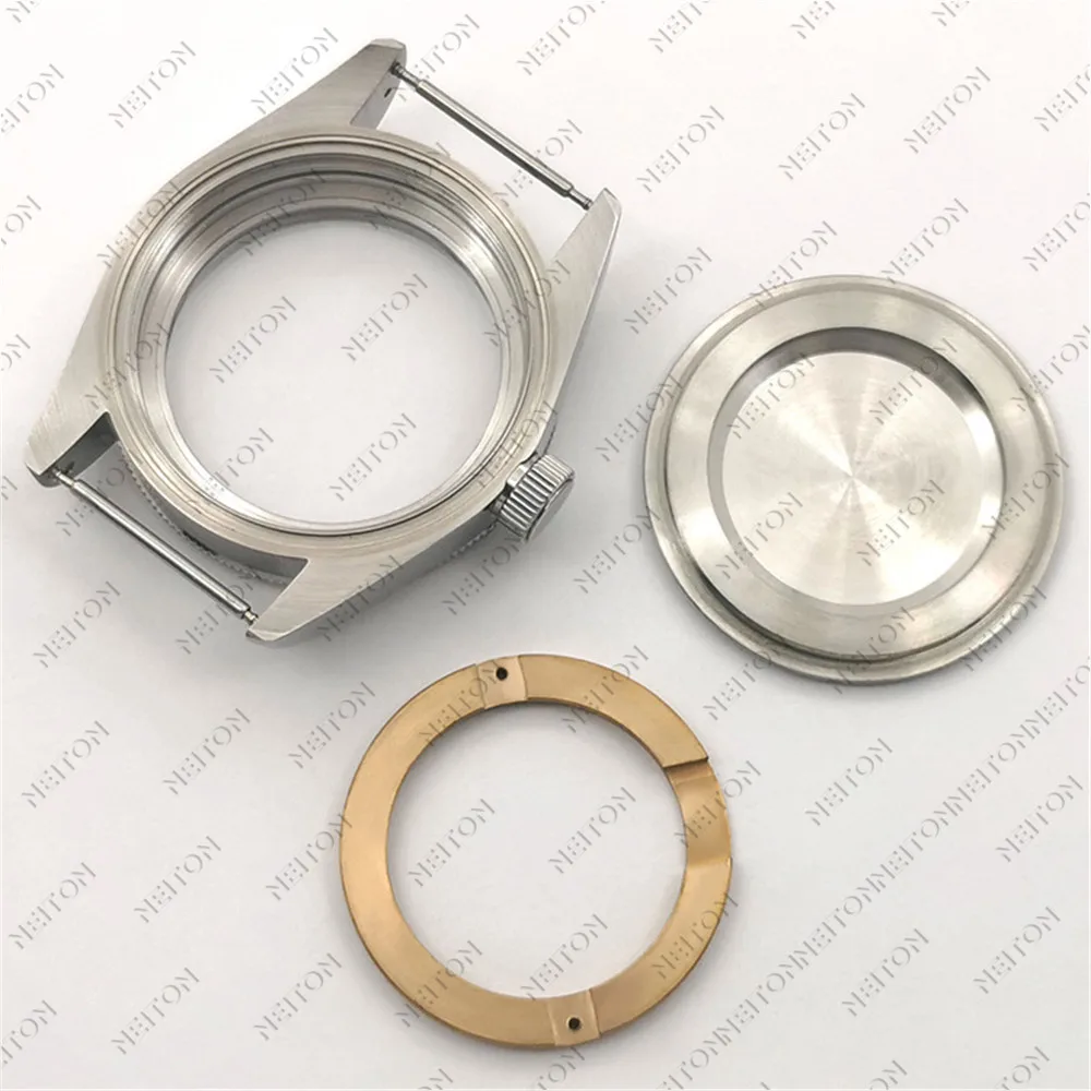 

NEITON 2010 41mm watch case ETA 2836 Miyota 8215 DG 2813 ST 1612 stainless steel 22mm sapphire glass