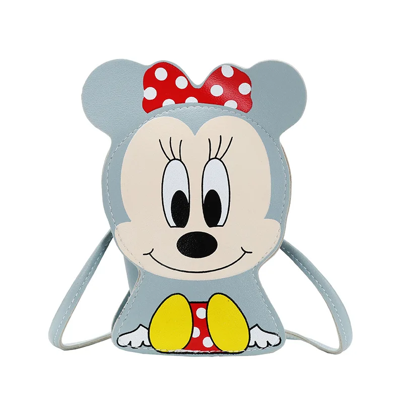 Детская сумка мессенджер с Микки Маусом модная маленькая сумочка на плечо для