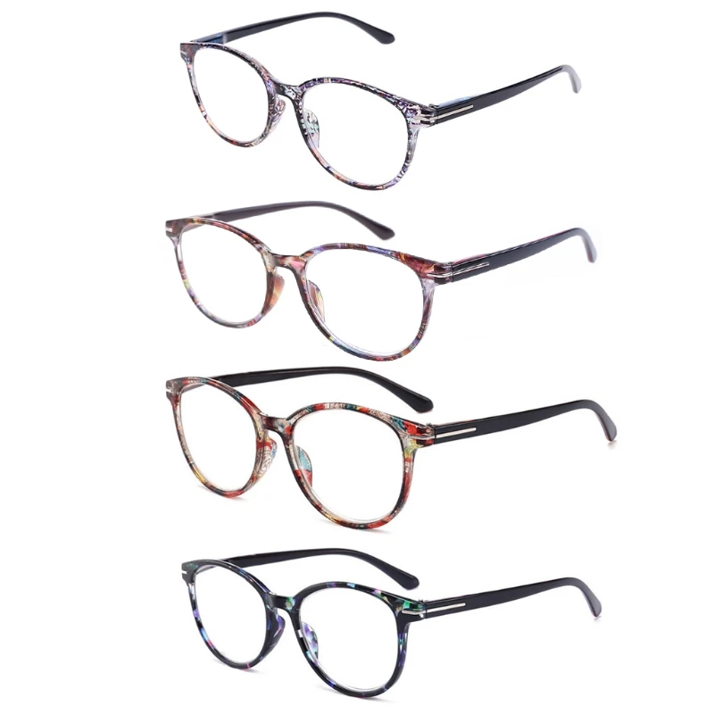Новые модные женские и мужские винтажные очки для чтения с круглым вырезом + 1 0-+ 4 0