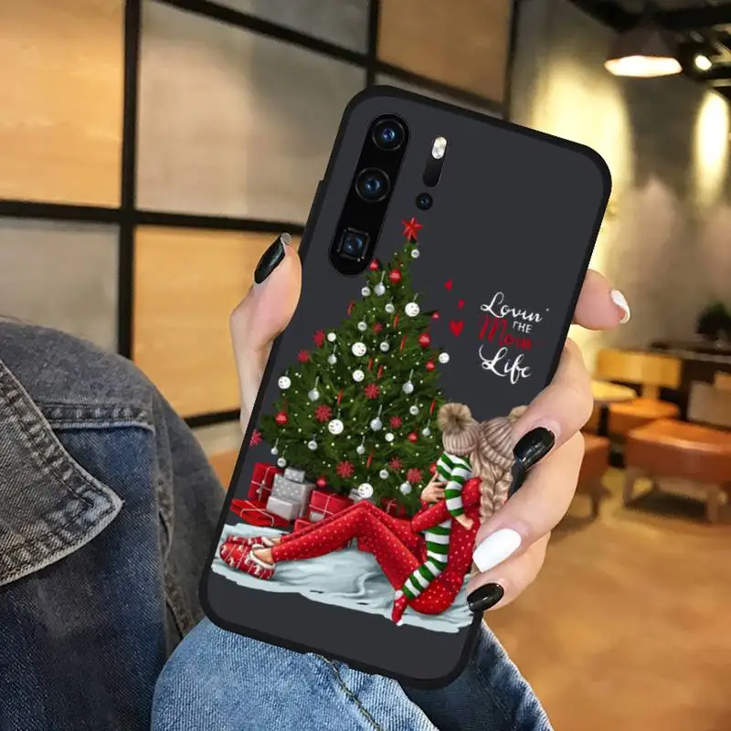 

Cute Baby Super Girl mom Love Phone Case For Huawei honor Mate P 9 10 20 30 40 Pro 10i 7 8 a x Lite nova 5t