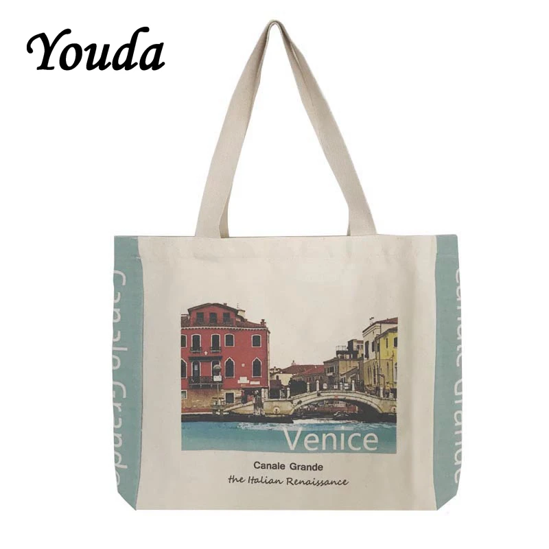 

Youda винтажная стильная женская большая сумка классический дизайн женские сумки модные женские сумки для покупок простые сумки для девушек ...