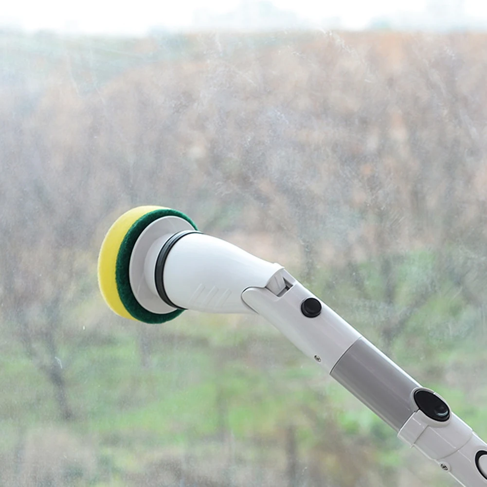 electric cleaning turbo scrub brush waterproof cleaner charging rotating scrubber cleaning brush bathroom cleaning tools set free global shipping