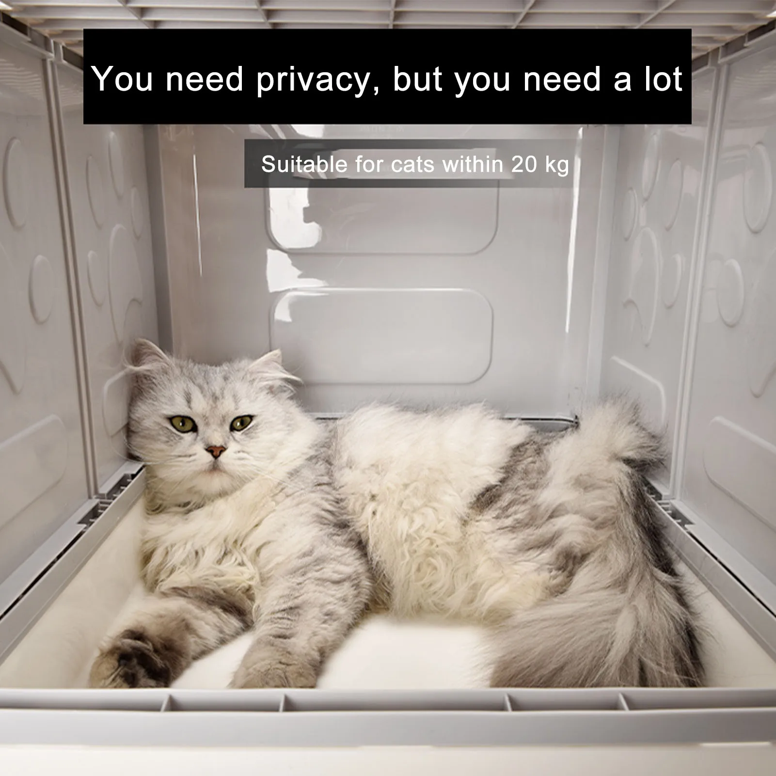 

Cat Litter Box Foldable Anti-splashing Potty Pet Toilet Bedpan Deodorant Kitten Dog Tray Clean Toilette Home SandBox Supplies