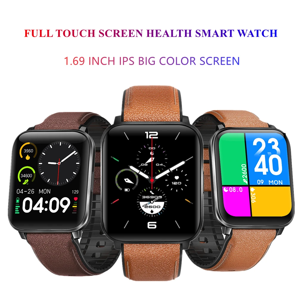 

MOCRUX KS5 1.69 Inch Smart Bracelet Body Temperature BT-Call Fitness Tracker Blood Pressure Clock Ladies Waterproof Smart Watch