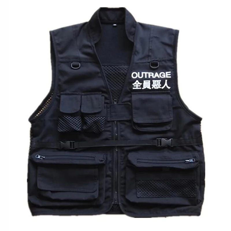 Plegie 2019 весна-осень Мужская жилет для пары пальто без рукавов куртка повседневная