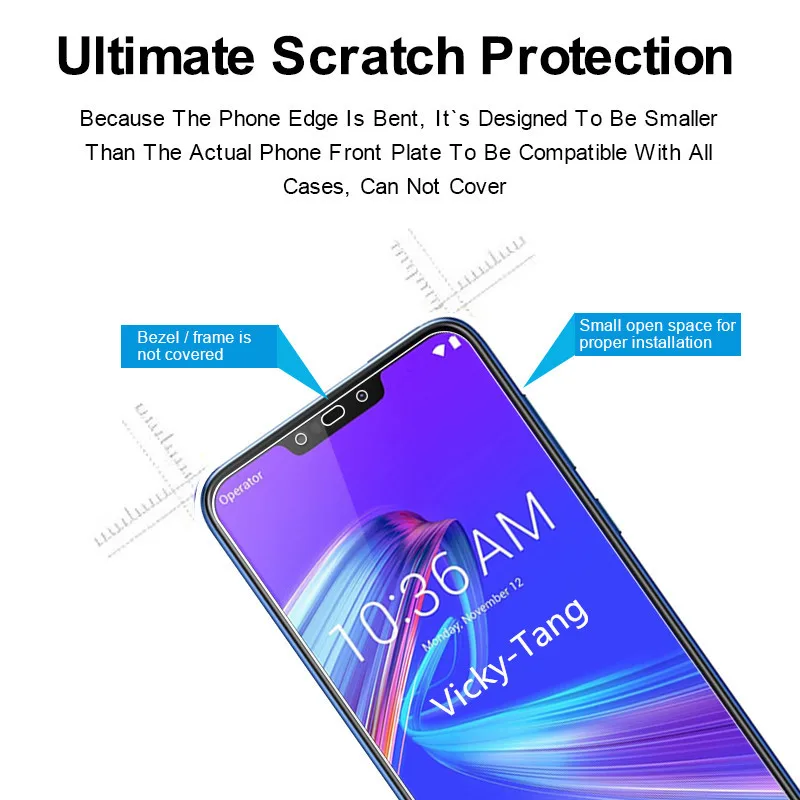 Стекло для телефона Asus Zenfone Max M2 Zb633kl Взрывозащищенная защита экрана протектор Zb633