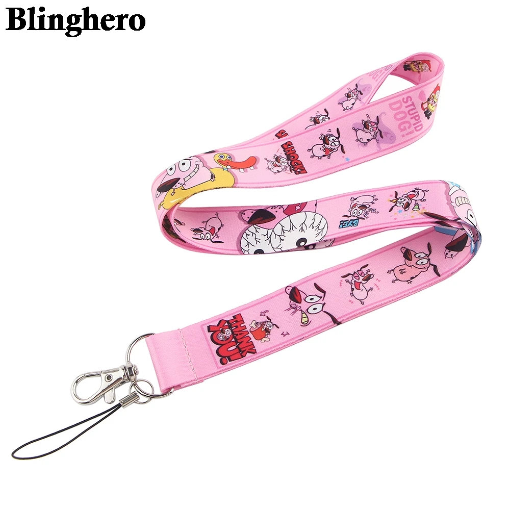 Брелок для ключей CB285 с забавными животными шнурок кнопок ремешок на шею телефона