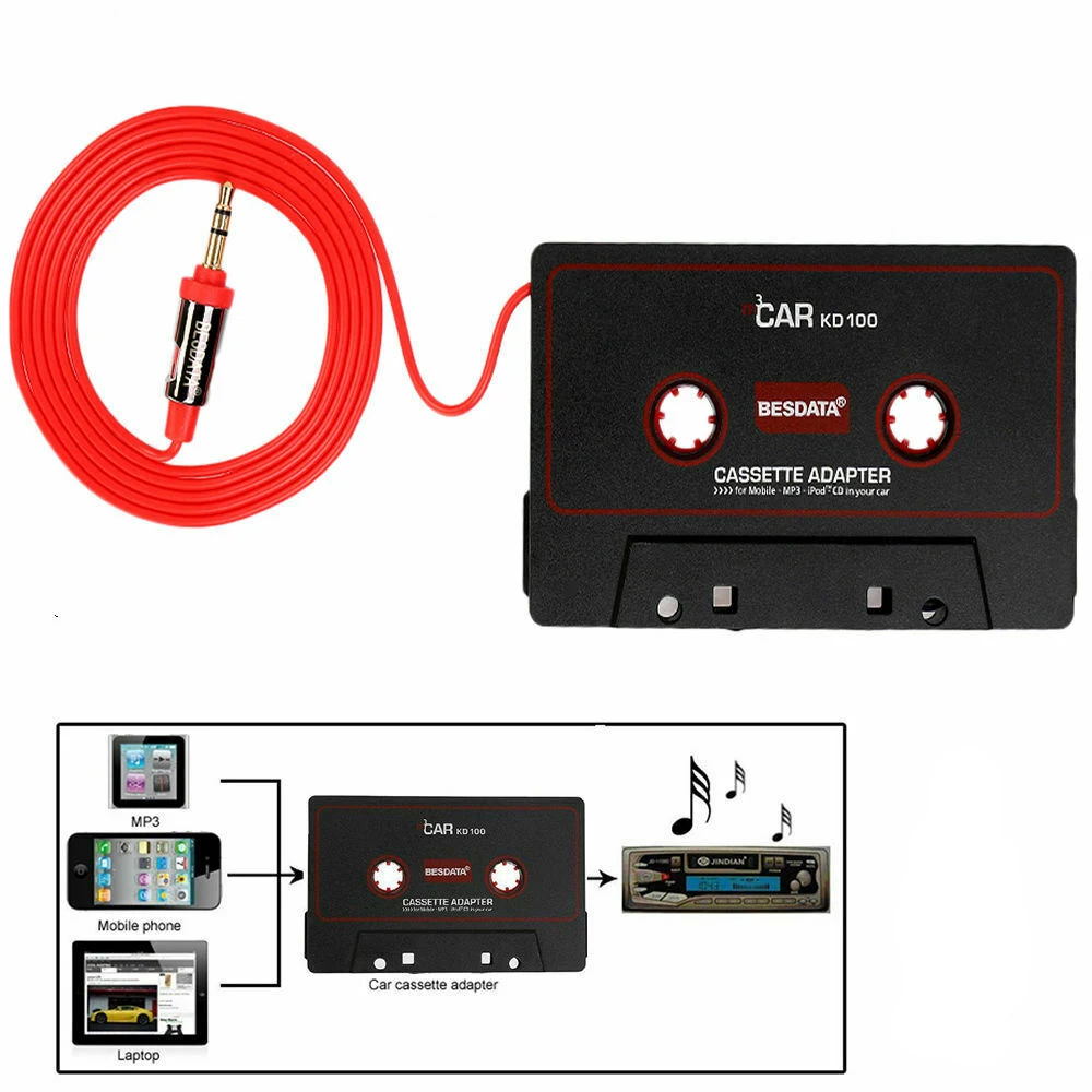 3 5 мм автомобильные кассеты адаптер автомобильный аудио радио Джек Авто для CD MP3
