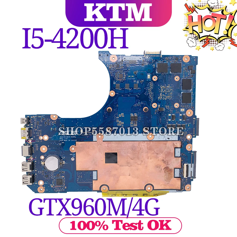 G58JW для ASUS N551JW G551J G551JW N551JM N551JK N551J Материнская плата ноутбука 100% ТЕСТ ОК I5-4200H