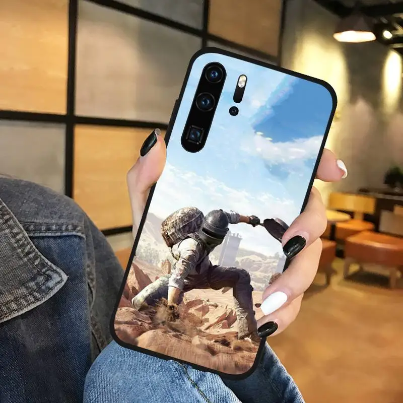 

PUBG Game Art Phone Case Funda For Huawei P9 P10 P20 P30 Lite 2016 2017 2019 plus pro P smart