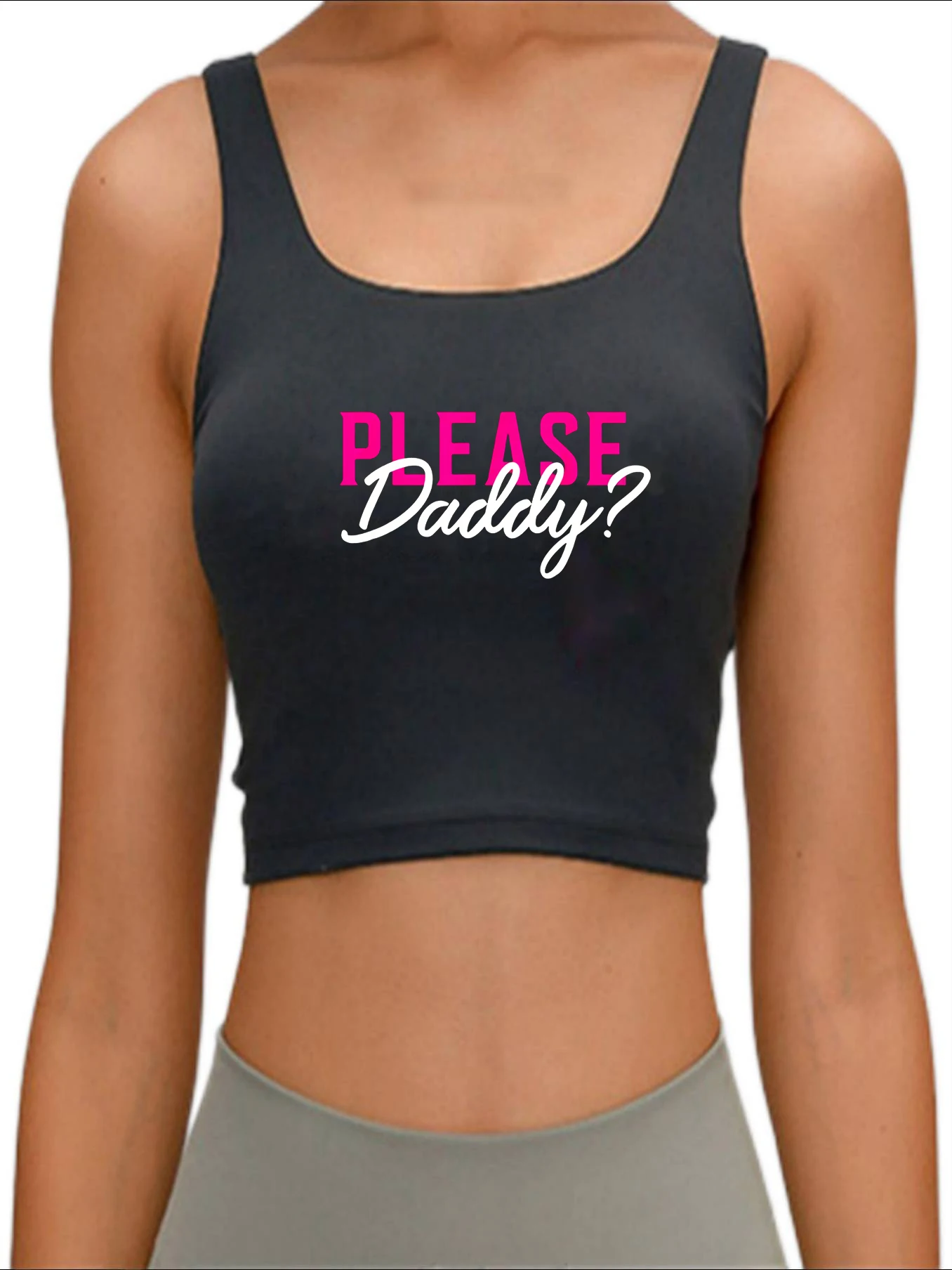 

Please Daddy Little Ddlg Brat Submissive Funny Tank Top Women's New Style Sleeveless Tops