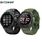 Wireless Call Смарт-часы BlitzWolf BW-AT2C 2021 400 мАч Батарея Пульсометр Артериальное давление Измерение кислорода в крови Браслет Спортивные умные часы Часы для мужчин Женщины для смартфона на базе Android iOS