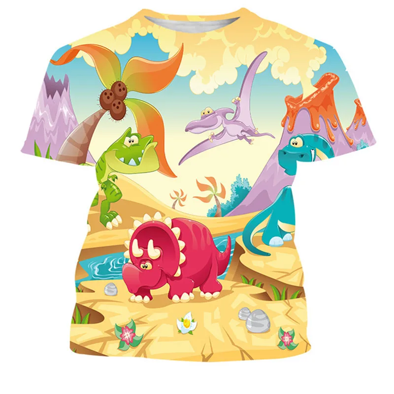 

Men's clothing 2021 new men's summer landscape printing men's short-sleeved T-shirt 3D printing T-shirt casual breathable and in