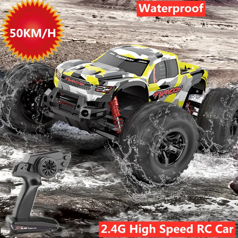 

50KM/H High Speed RC Racing Drift Car Off-Road Buggy Climbing Truck Waterproof shock-absorbing Independent 550 ESC Motor Vehical