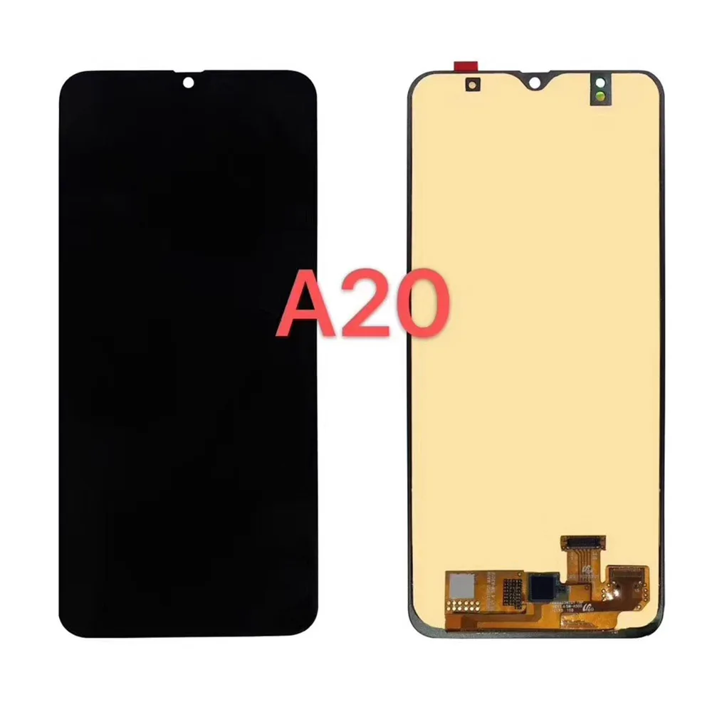 Для Samsung A20 A205 oled ЖК дисплей сенсорный экран дигитайзер в сборе для galaxy SM A205F A205U A205G