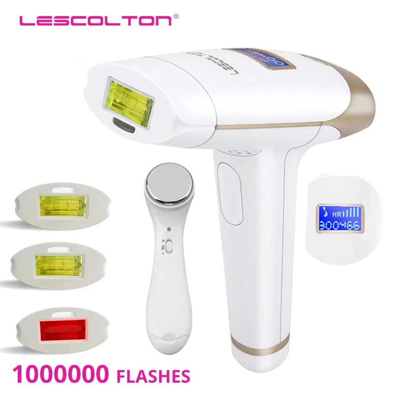 Lescolton IPL лазерная эпиляция 1000000 вспышек Эпилятор с ЖК-дисплеем T009i постоянный Триммер бикини Электрический depilador