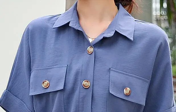 Новинка 2020 Модный комбинезон для отдыха универсальный с рубашкой и воротником