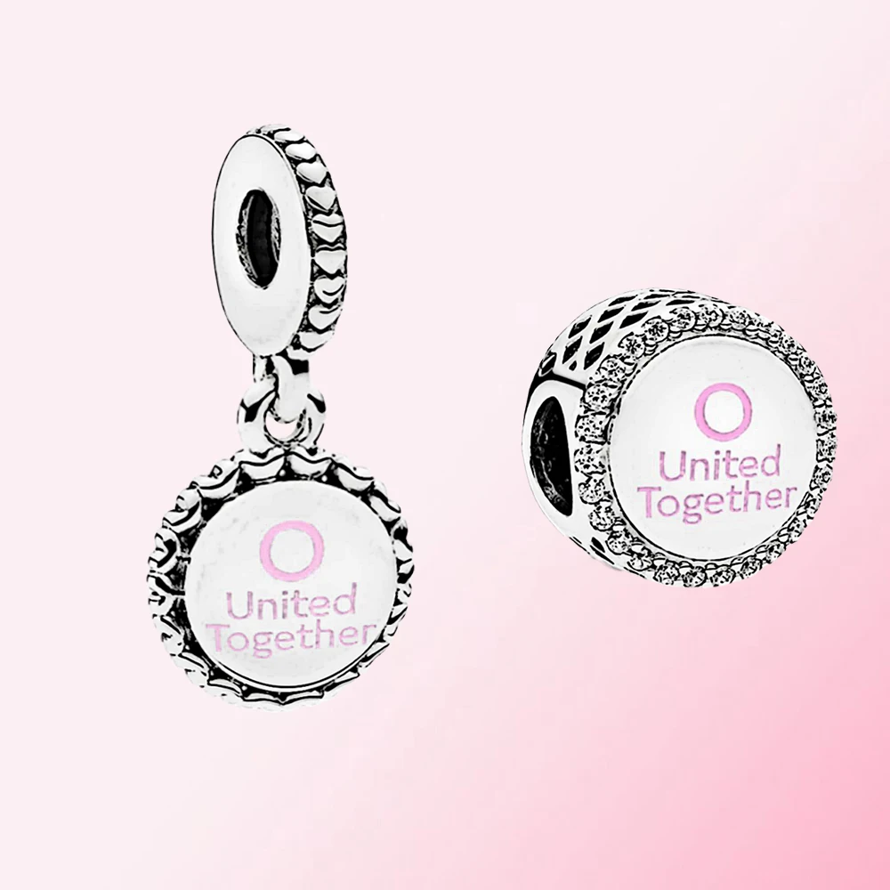 

Женский браслет из серебра 2020 пробы, с Шармами