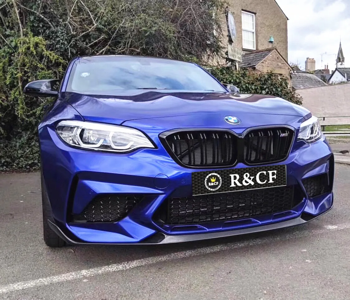 Передний разветвитель для BMW F87 M2 M2C/передний бампер из углеродного волокна