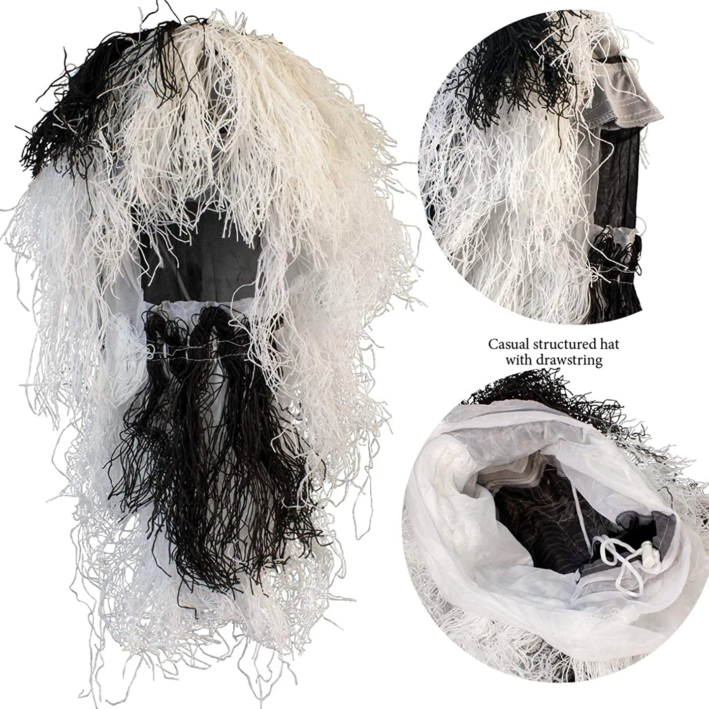 Тактический 3D костюм гилли пустыня камуфляж джунгли лес Маскировка снег 4 шт