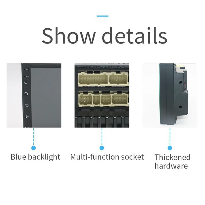 Универсальная Автомагнитола Android аудио стерео GPS навигация медиаплеер