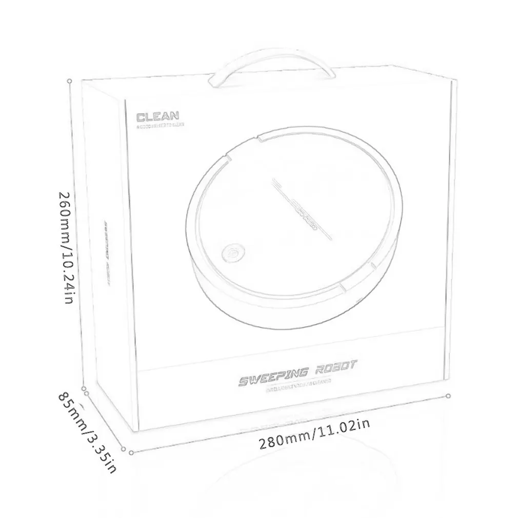 

Intelligent Robot Vacuum Cleaner USB Charging Household Wireless Sweeping Robot Dust Hair Cleaning Vacuum Cleaner