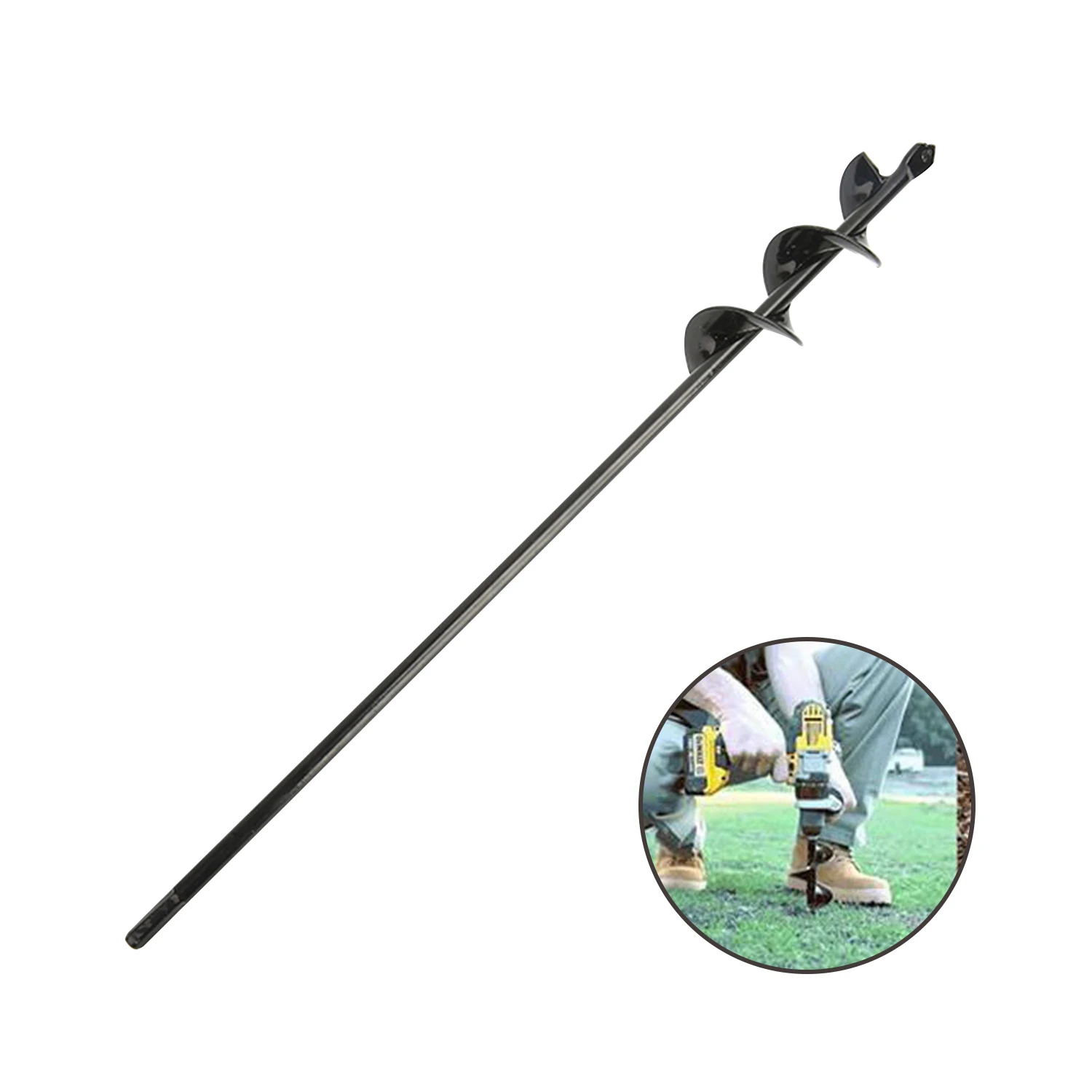 Сверло шнек для садовых растений Буровое устройство быстрой посадки саженцев