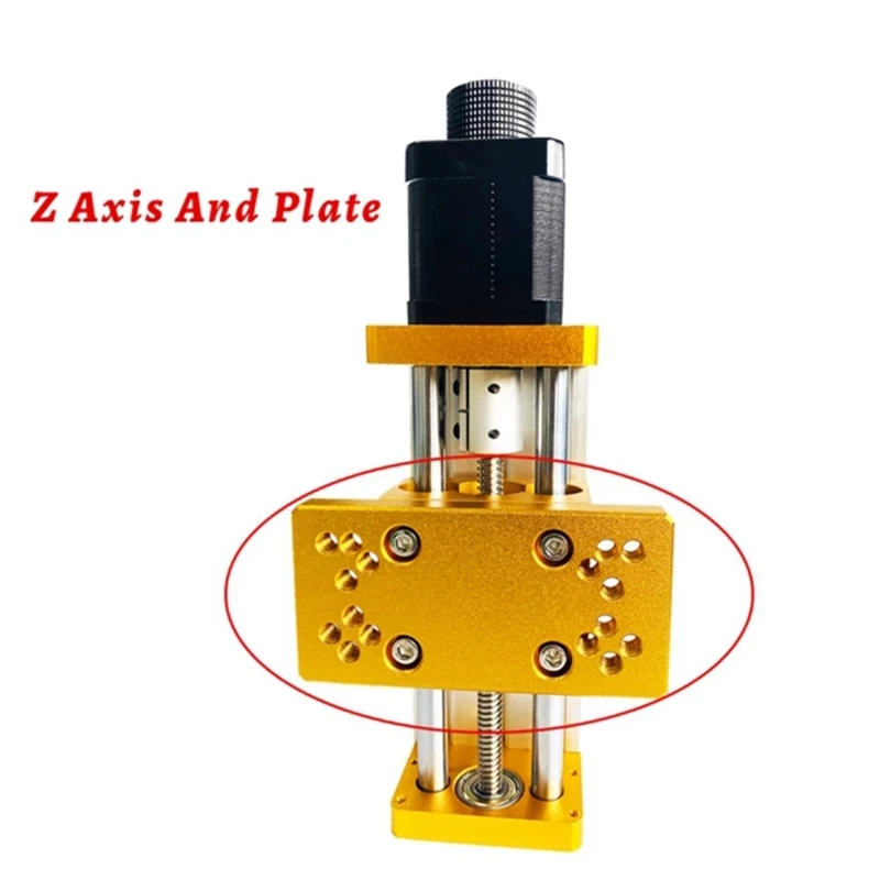 

CNC Aluminum Sliding Table Apply Nema17/23 42BYG/57 Stepper Apply 48mm Spindle Fixture T8 Copper Anti-Backlash Nut