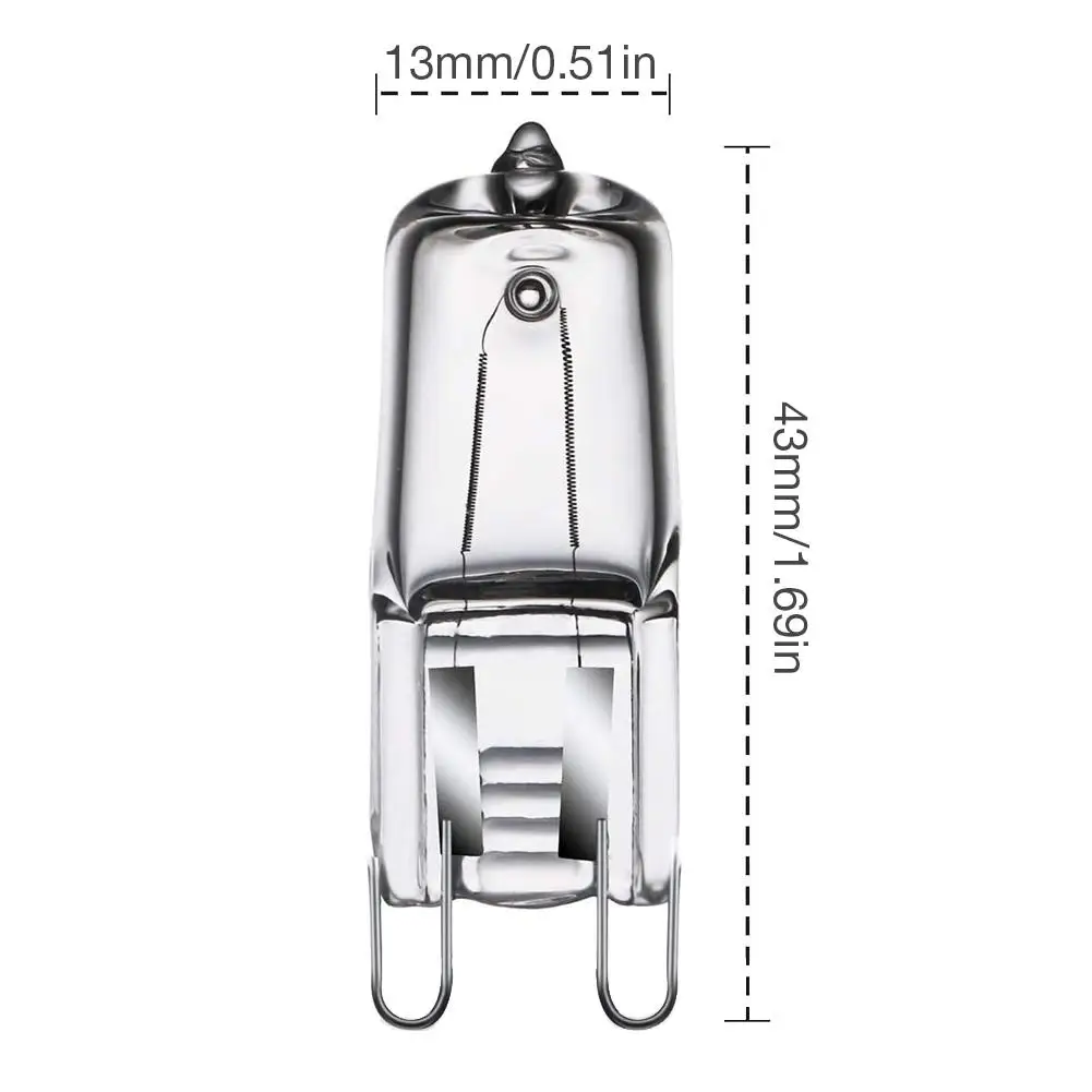 40 Вт держатель лампы печи холодильник G9 галогенные светильник база Термостойкие