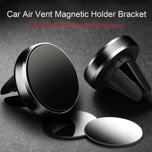 round magnetic phone holder in car stand magnet cellphone bracket car magnetic holder for phone for iphone 12 pro max samsung free global shipping